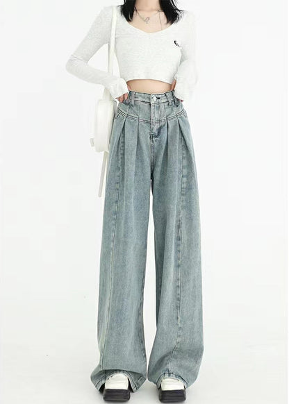 ハイウエストワイドデニムパンツ👖